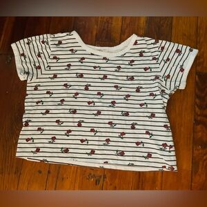 Women’s Good Vibes Only Cropped T Shirt Size S